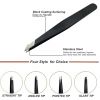 Eyebrow Hair Remover Trimmer Private Label Slant Tip Stainless Steel Eyebrow Tweezers