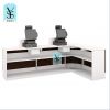 New Style Convenience store MDF wood retail cashier counter checkout table