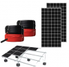 BR SOLAR 2V 1000Ah 2500Ah 3000Ah Solar Energy Gel Battery System + Solar Panel