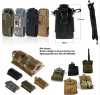 tactical backpack, gun bag, parachute bag, military vest/plate carrier, bulletproof plate/helmet, military molle pouch, pistol pouch, duffel bag, hiking backpack, hydration bag, military uniforms/boots and so on