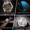 JSDUN8914 Good Quality Coated Glass Original Movement Stainless Steel  Waterproof Mechanical Wrist Watch