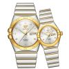 JSDUN8848couple Manufacturer Wholesale Imported Movement Stainless Steel Stylish Round Coated Glass Waterproof Mechanical Watch