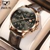 JSDUN8914 Good Quality Coated Glass Original Movement Stainless Steel  Waterproof Mechanical Wrist Watch