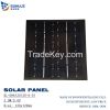 Glass solar panel, 2.0W 5V, 120X120mm, Monocrystalline solar cell