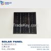 Glass solar panel, 2.0W 5V, 120X120mm, Monocrystalline solar cell