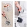 Hot sale 2 in 1 bathroom silicone toilet brush and plunger set toilet brush cleaner 2023 toilet plunger and bowl brush combo