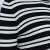 Factory direct sales Fine Knit 14G Rib Striped 100% Sheep Wool Knit Top Long Sleeve Basic Sweater Pullover