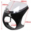 Modified Parts Universal For Cafe Racer 7'' Motorcycle Headlight Fairing kit Body Screen Windshield