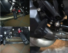 1Pair 8mm CNC Motorcycle Knurled Foot pegs Anti-Skid Rearset Passenger Footrest For YAMAHA HondaDucati Aprilia