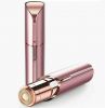 Hair Remover for Instant and Painless Hair Removal,White/Rose Gold Electric Face Razor for Women