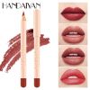 12 Colors Matte Lip Liner and Lipstick Set,Velvet Matte Nude Pink Long Lasting Creamy Lip Liner Pencil