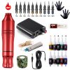 Complete Tattoo Kit,Cartridge Rotary Tattoo Gun Machine Kit for Beginners