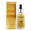 99.9% Pure Gold Foil Essence,24K Gold Anti Aging Face Serum with Hyaluronic Acid to Shrink Big Pores