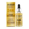 99.9% Pure Gold Foil Essence,24K Gold Anti Aging Face Serum with Hyaluronic Acid to Shrink Big Pores