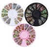 Manicure Decoration Accessories Disc Nail Glitter Rhinestone Crystal Gems Jewelry Bead