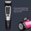 Cordless Beard Trimmer Mens Cutting Kit Barbers Haircut Electric Grooming Machine Hair Clippers for Men Professional