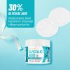 Glycolic Acid Resurfacing Peel Pads for Face,30% Salicylic Acid Cotton Pads To Remove Blackheads, Pimples and Acnes