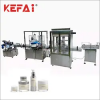 KEFAI machine factory automatic cosmetic cream filling production line bottle cosmetic cream filling capping labeling machine production line price
