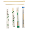 Eco-frindly Natural Bamboo Chopsticks Sushi Stick With Paper Package