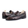 Leather Handmade loafer shoes for men's