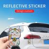 Suitable for 3M magnetic diamond grade reflective stickers magnetic magnetic suction body decoration car stickers to keep the distance scratches cover stickers magnetic suction custom