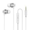 In-ear Wired 3.5mm round mouth Type-C Flat Mouth earbuds Metal heavy bass earplugs