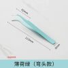 Stainless Steel Tweezers Straight tip electronic tweezers Precision thickened anti-static tweezers pointed head elbow bird's Nest tweezers Beauty tweezers