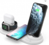 2021 New arrival dropshipping 6 in 1 Universal Qi Fast Charging Table Wireless Charger for Smart Watch Mobile Phone Earphone