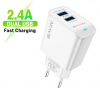 BAVIN PC506Y best quality dual usb 2.4A output fast charger adapter Portable wall travel cell mobile phone charger