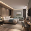 Holiday Inn Express Formula Blue Furniture Hotel Bedroom Sets Full OEM ODM 3 4 5 Star Resort Guest Room