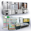 Kitchen upright refrigerator air-cooled frost-free energy-saving freezer