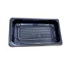 Rectangle Disposable Black Plastic Sushi Container for Take away