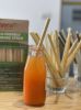 Biodegradable tableware (grass straws, rice flour straws, reed straws, wooden cutlery)