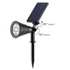 Led Solar Spotlight Garden Outdoor Waterproof Lawn Light Landscape Light Tree Light Park Spotlight IP65 Floor Light