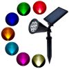 Led Solar Spotlight Garden Outdoor Waterproof Lawn Light Landscape Light Tree Light Park Spotlight IP65 Floor Light