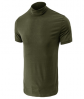 Half turtleneck short-sleeved T shirt