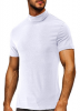 Half turtleneck short-sleeved T shirt