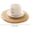 est Qualified Handwoven Water Hyacinth Rattan Set Placemats Coaster Home Decoration Handicraft Wholesale Vietnam Supplier