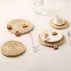 est Qualified Handwoven Water Hyacinth Rattan Set Placemats Coaster Home Decoration Handicraft Wholesale Vietnam Supplier