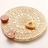 est Qualified Handwoven Water Hyacinth Rattan Set Placemats Coaster Home Decoration Handicraft Wholesale Vietnam Supplier