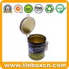 Metal latch lid airtight coffee tins BRA-45