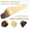 100%Remy Human Hair Lace Clip ins