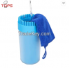 Silicone Dog Paw Cleaner Washer Cup with Towel, Portable Pet Cleaning