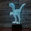 3D Night Lamp 3D Illusion Night Lights Dinosaur Touch Switch Decor Lamp LED Table Desk Lamp Birthday Christmas Gift