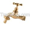 Polished Brass Water Tap/Brass Bibcock Good Quality Brass Taps Cold Wa