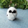 Party Supplies Birthday Gift Simulation Animal Static Model Decoration Fur Owl With Holiday Accessories