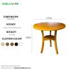 View larger image Dining Table New Design Furniture Modern Round Wood Tables Chill Coffee Tea Table