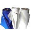 Full Sheets of Boat Shrink Wrap 9 mil in White/Blue