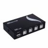 MT-1A4B-CF Manual 4 Port USB Switch 4x1 USB Share Switcher Support 4 Computer Share on USB2.0 Device USB Printer Sharing