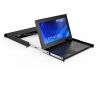 15.6" LCD KVM Switch 8 Port HDMI + 8 Cables, MT-VIKI LED 1U Rackmount LCD KVM Switch Drawer Console